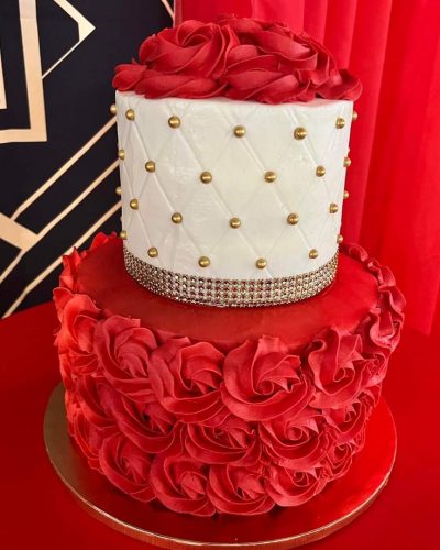 Custom Cake 2 Tiered